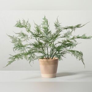 Hearth & Hand faux fern potted plant 18.5” X 22” NEW & firm price